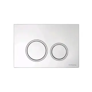 Клавиша смыва, TECE, TeceSpring R, для унитаза, шгв 245*8*165, цвет-хром матовый/хром глянцевый