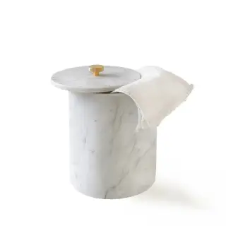 Корзина 3SC APUANA 2.0 AP65AGO цвет-White Statuario marble/matte gold