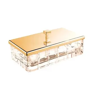 Контейнер для ватных дисков/палочек 3SC Palace PA78AAMGD цвет-yellow crystal/gold