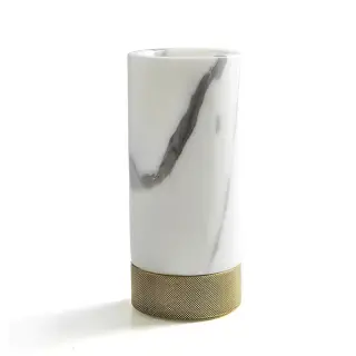 Стакан 3SC APUANA 2.0 AP03AGO цвет-White Statuario marble/matte gold