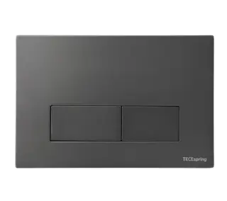Клавиша смыва, TECE, TeceSpring S, для унитаза, шгв 245*5*165, цвет-gun metal PVD сатин с покрытием против отпечатков пальцев