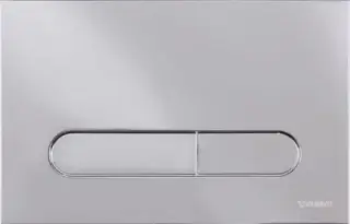 Клавиша смыва, Duravit, DuraSystem, для унитаза, шгв 230*6,5*150,5, цвет-хром