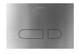 Клавиша смыва, Duravit, A.1, для унитаза, шв 217*146.5, цвет-сталь брашированная