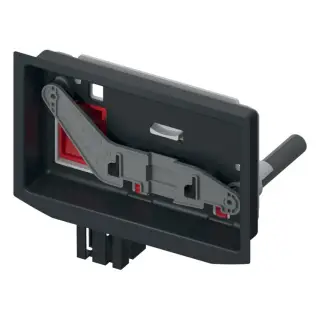 Крышка бачка, TECE, с контейнером ll для гигиенических таблеток (TECEsquare II metal/square II glass/solid)