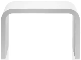 Душевая табуретка 24.5 x 33 x 21.5cm Белый матовый