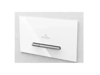 Клавиша смыва, Villeroy&Boch, ViConnect, для бачков скрытого монтажа, шгв 253*145*20, цвет-белый глянцевый