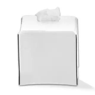 Контейнер для салфеток Decor Walther NAPPA KBQ 0938150 кожа NAPPA цвет-снежно-белый