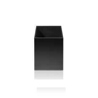 Decor Walther 0925060 - BROWNIE PK Корзина для бумаги Имитация кожи черная