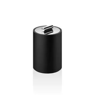 Decor Walther 0971264 STONE DMD S Универсальная коробка с крышкой, малая / черный матовый / хром