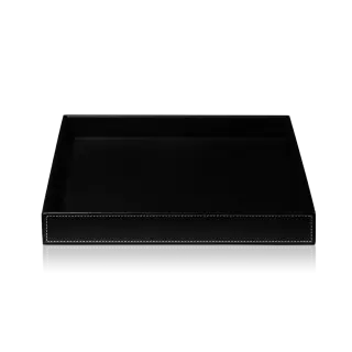 Decor Walther 0932460 - BROWNIE TAB Q Лоток Имитация кожи черная