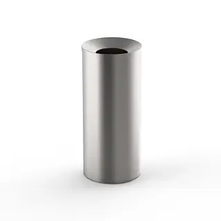 Decor Walther © 0615576 Мусорный бак DW 230 с внутренним ведром для торгового центра / сталь матовая