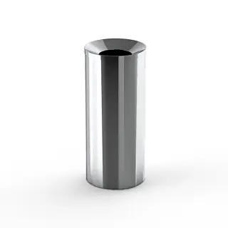 Decor Walther © 0615500 Мусорный бак DW 230 с внутренним ведром для торгового центра / Хром