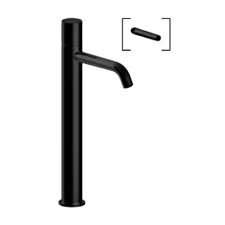 Fantini # 5013G906WF NOSTROMO SMALL Смес-ль для раковины на 1 отв., высокий излив черный мат.