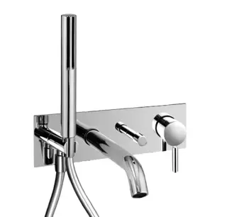 Fantini # 5002E321B Встраиваемый смеситель для ванны наружная часть хром