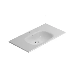 GLOBO BL096BI Раковина подвесная/для установки на мебель, размер 96х51 см, цвет BI (Bianco)