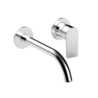 Fantini # 6102V611B MYO Смеситель из стены для раковины наружная часть хром