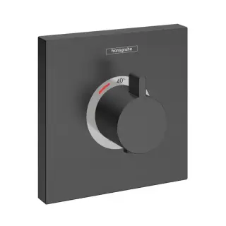 Смеситель для душа, Hansgrohe, ShowerSelect, цвет-шлифованный черный хром