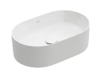 Раковина, Villeroy&Boch, Collaro, шгв 560*360*145, отверстия для смесителя-отсутствуют, цвет-альпийский белый