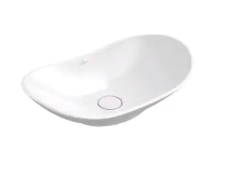 Раковина, Villeroy&Boch, My Nature, шгв 610*360*150, CeramicPlus, цвет-альпийский белый