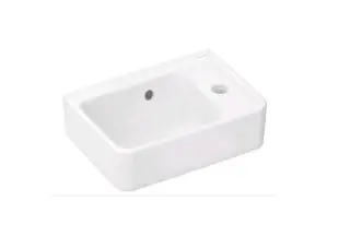 Раковина, Hansgrohe, Xanuia Q, шгв 360*250*105, отверстия для смесителя-1, цвет-белый