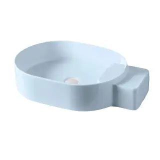 Раковина Art Ceram Cartesio CAL001.32.99 Цвет-голубой глянцевый