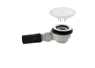 Набор для слива (с круглой крышкой сливного отверстия d9, цвет - хром)