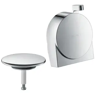 Слив-перелив HANSGROHE Exafill S 58117820 шлифованная сталь.