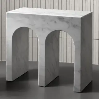 Столик для ванной комнаты Antonio Lupi ROMA ROMA2 мрамор-BIANCO CARRARA