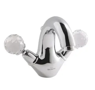 Смеситель для раковины Carlo Frattini Olivia chic F5041COR золото / swarowski