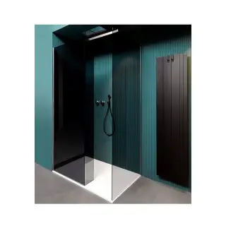 Ограждение в угол Antonio Lupi COMBI COMBI90.162.K5 нерж.сталь сатинированная/стекло FUME