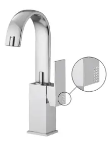 Смеситель для раковины Carlo Frattini Brick chic F3521CCR хром, кристаллы swarovski