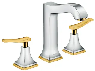 Смеситель для раковины HANSGROHE METROPOL CLASSIC 31331090 хром/золото