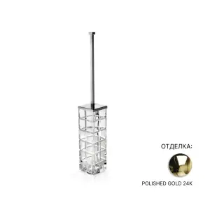 Ершик туалетный 3SC Palace PA17AEMGD мрамор EMPERADOR DARK/POLISHED GOLD 24K