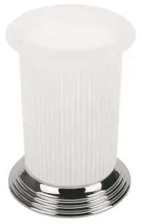 Стакан Colombo Design Hermitage B3341 хром/стекло