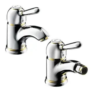 Комплект: смеситель для раковины + смеситель для биде AXOR CARLTON