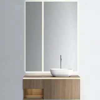 Зеркало для ванной Milldue VETRA 2286 профиль алюминиевый