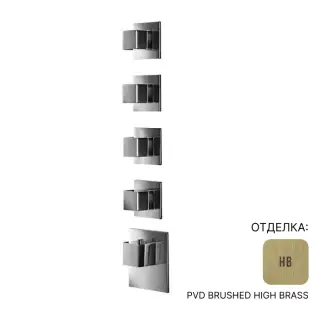 Термостат Almar E180024.HB цвет-PVD Brushed High Brass