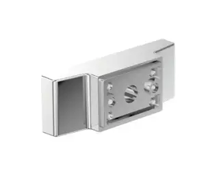 Платформа - крепеж для аксессуаров (5), 8.5*2.2*h3.07, хром