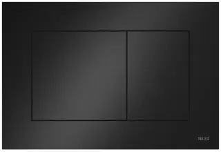 Панель смыва с двумя клавишами 22*15h черный матовый