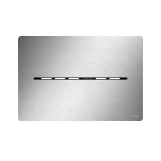 Электронная панель смыва с бесконтактной активацией, батарея 6В 22*15h шлифованная нержавеющая сталь с покрытием против отпечатков