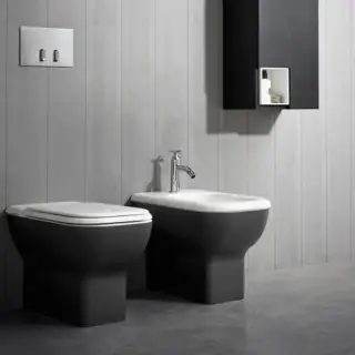 Биде Agape MEMORY ACER0898BZG белый/темно-серый