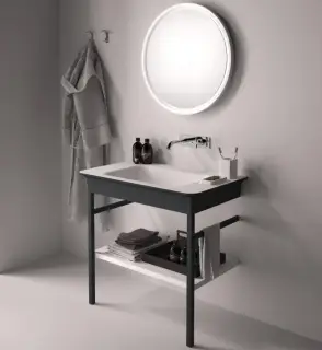 Консоль для ванной комнаты Agape NOVECENTO XL ACER1072G матовый темно-серый