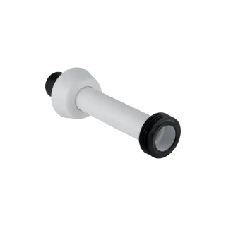 Переходник для колена смыва d4.5, для присоединения скрытого бачка к напольному унитазу, белый