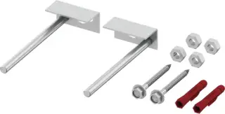 Комплект для крепления монтажного стеллажа к стене