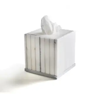 Контейнер для салфеток 3SC RIGATO AL71SL ALABASTER/хром