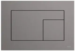 Панель смыва с двумя клавишами 22*15h антрацит, материал FENIX NTM