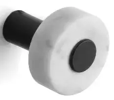 Крючок Bertocci CARRARINO 124.4715.0000 Bianco Carrara/хром