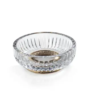 Мыльница 3SC Elegance EL01ACRGD прозрачный хрусталь/POLISHED GOLD 24K