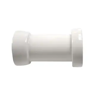 Коллектор горизонтальный для унитаза L23.6*h10/13, керамика, цвет - белый