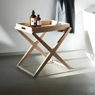 Столик для ванной комнаты Agape PIC-NIC ACOM0623TT Painted teak oak